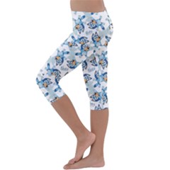 Kids  Lightweight Velour Capri Leggings  
