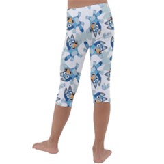 Kids  Lightweight Velour Capri Leggings  
