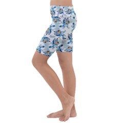 Kids  Lightweight Velour Cropped Yoga Leggings 
