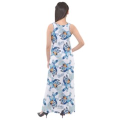 Sleeveless Velour Maxi Dress 