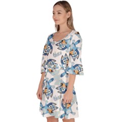 Velour Kimono Dress 