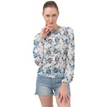 Bluey, Bluey merch, Bluey pattern, Bluey Bluey, bingo, Bluey design, bluey dog Banded Bottom Chiffon Top Bluey, Bluey merch, Bluey pattern, Bluey Bluey, bingo, Bluey design, bluey dog Banded Bottom Chiffon Top