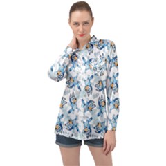 Long Sleeve Satin Shirt 