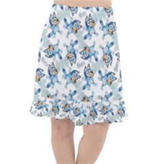 Fishtail Chiffon Skirt 