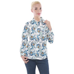Women s Long Sleeve Pocket Shirt 
