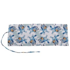 Bluey, Bluey merch, Bluey pattern, Bluey Bluey, bingo, Bluey design, bluey dog Roll Up Canvas Pencil Holder (S) from ArtsNow.com