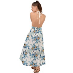 Backless Maxi Beach Dress 