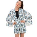 Bluey, Bluey merch, Bluey pattern, Bluey Bluey, bingo, Bluey design, bluey dog Long Sleeve Kimono Bluey, Bluey merch, Bluey pattern, Bluey Bluey, bingo, Bluey design, bluey dog Long Sleeve Kimono