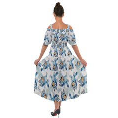 Shoulder Straps Boho Maxi Dress  