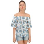 Bluey, Bluey merch, Bluey pattern, Bluey Bluey, bingo, Bluey design, bluey dog Off Shoulder Short Sleeve Top Bluey, Bluey merch, Bluey pattern, Bluey Bluey, bingo, Bluey design, bluey dog Off Shoulder Short Sleeve Top