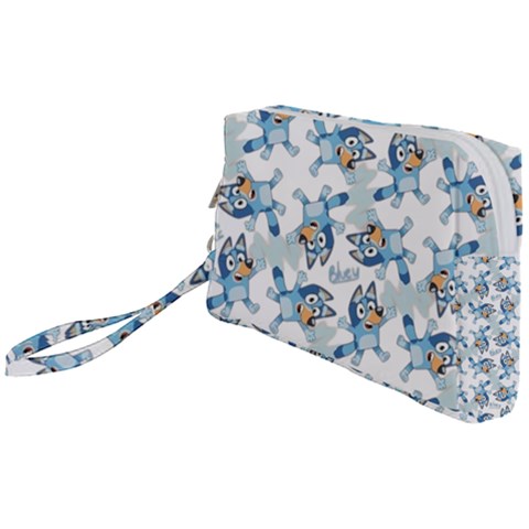 Bluey, Bluey merch, Bluey pattern, Bluey Bluey, bingo, Bluey design, bluey dog Wristlet Pouch Bag (Small) from ArtsNow.com