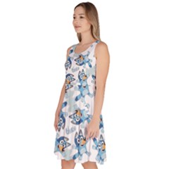 Knee Length Skater Dress With Pockets 