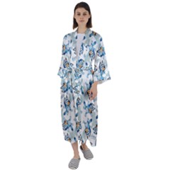 Maxi Satin Kimono 