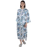 Bluey, Bluey merch, Bluey pattern, Bluey Bluey, bingo, Bluey design, bluey dog Maxi Satin Kimono Bluey, Bluey merch, Bluey pattern, Bluey Bluey, bingo, Bluey design, bluey dog Maxi Satin Kimono