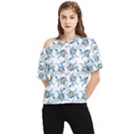 Bluey, Bluey merch, Bluey pattern, Bluey Bluey, bingo, Bluey design, bluey dog One Shoulder Cut Out T-Shirt Bluey, Bluey merch, Bluey pattern, Bluey Bluey, bingo, Bluey design, bluey dog One Shoulder Cut Out T-Shirt
