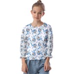 Bluey, Bluey merch, Bluey pattern, Bluey Bluey, bingo, Bluey design, bluey dog Kids Cuff Sleeve Top Bluey, Bluey merch, Bluey pattern, Bluey Bluey, bingo, Bluey design, bluey dog Kids Cuff Sleeve Top