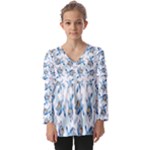 Bluey, Bluey merch, Bluey pattern, Bluey Bluey, bingo, Bluey design, bluey dog Kids V Neck Casual Top Bluey, Bluey merch, Bluey pattern, Bluey Bluey, bingo, Bluey design, bluey dog Kids V Neck Casual Top