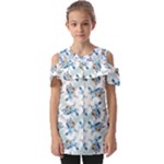 Bluey, Bluey merch, Bluey pattern, Bluey Bluey, bingo, Bluey design, bluey dog Fold Over Open Sleeve Top Bluey, Bluey merch, Bluey pattern, Bluey Bluey, bingo, Bluey design, bluey dog Fold Over Open Sleeve Top