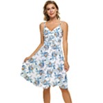 Bluey, Bluey merch, Bluey pattern, Bluey Bluey, bingo, Bluey design, bluey dog Sleeveless Tie Front Chiffon Dress Bluey, Bluey merch, Bluey pattern, Bluey Bluey, bingo, Bluey design, bluey dog Sleeveless Tie Front Chiffon Dress