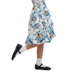 Kids  Ruffle Flared Wrap Midi Skirt 