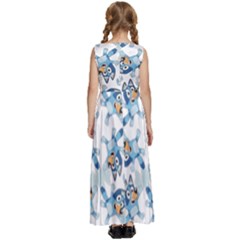 Kids  Satin Sleeveless Maxi Dress 