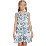 Bluey, Bluey merch, Bluey pattern, Bluey Bluey, bingo, Bluey design, bluey dog Kids Sleeveless Tiered Mini Dress Bluey, Bluey merch, Bluey pattern, Bluey Bluey, bingo, Bluey design, bluey dog Kids Sleeveless Tiered Mini Dress