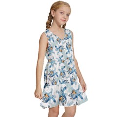Kids  Sleeveless Tiered Mini Dress 
