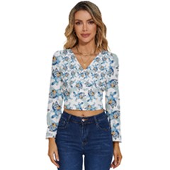 Long Sleeve V-Neck Top 
