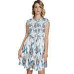 Bluey, Bluey merch, Bluey pattern, Bluey Bluey, bingo, Bluey design, bluey dog Cap Sleeve High Waist Dress Bluey, Bluey merch, Bluey pattern, Bluey Bluey, bingo, Bluey design, bluey dog Cap Sleeve High Waist Dress
