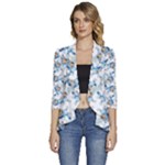 Bluey, Bluey merch, Bluey pattern, Bluey Bluey, bingo, Bluey design, bluey dog Women s 3/4 Sleeve Ruffle Edge Open Front Jacket Bluey, Bluey merch, Bluey pattern, Bluey Bluey, bingo, Bluey design, bluey dog Women s 3/4 Sleeve Ruffle Edge Open Front Jacket