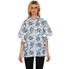 Women s Batwing Button Up Shirt 