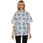 Bluey, Bluey merch, Bluey pattern, Bluey Bluey, bingo, Bluey design, bluey dog Women s Batwing Button Up Shirt Bluey, Bluey merch, Bluey pattern, Bluey Bluey, bingo, Bluey design, bluey dog Women s Batwing Button Up Shirt