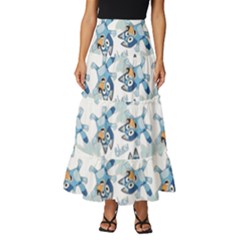 Tiered Ruffle Maxi Skirt 