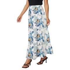 Tiered Ruffle Maxi Skirt 