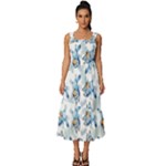 Bluey, Bluey merch, Bluey pattern, Bluey Bluey, bingo, Bluey design, bluey dog Square Neckline Tiered Midi Dress Bluey, Bluey merch, Bluey pattern, Bluey Bluey, bingo, Bluey design, bluey dog Square Neckline Tiered Midi Dress