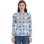 Bluey, Bluey merch, Bluey pattern, Bluey Bluey, bingo, Bluey design, bluey dog Women s Cut Out Long Sleeve T-Shirt Bluey, Bluey merch, Bluey pattern, Bluey Bluey, bingo, Bluey design, bluey dog Women s Cut Out Long Sleeve T-Shirt