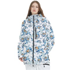 Women s Multi Pockets Zip Ski and Snowboard Waterproof Breathable Jacket 