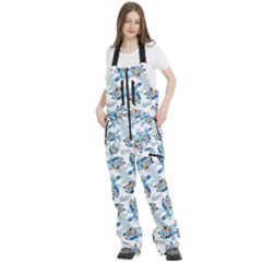 Women s Front Zip Ski And Snowboard Bib Pants 