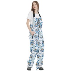 Women s Front Zip Ski And Snowboard Bib Pants 