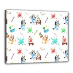 Bluey, Bluey merch, Bluey pattern, Bluey Bluey, bingo, Bluey design, bluey dog Canvas 20 x 16 (Stretched) Bluey, Bluey merch, Bluey pattern, Bluey Bluey, bingo, Bluey design, bluey dog Canvas 20 x 16 (Stretched)