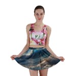 Ocean Sea Waves Mini Skirt
