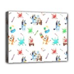 Bluey, Bluey merch, Bluey pattern, Bluey Bluey, bingo, Bluey design, bluey dog Deluxe Canvas 20 x 16 (Stretched) Bluey, Bluey merch, Bluey pattern, Bluey Bluey, bingo, Bluey design, bluey dog Deluxe Canvas 20 x 16 (Stretched)