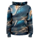 Ocean Sea Waves Women s Pullover Hoodie