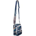 Ocean Sea Waves Shoulder Strap Belt Bag