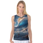 Ocean Sea Waves Women s Basketball Tank Top