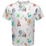 Bluey, Bluey merch, Bluey pattern, Bluey Bluey, bingo, Bluey design, bluey dog Men s Cotton T-Shirt Bluey, Bluey merch, Bluey pattern, Bluey Bluey, bingo, Bluey design, bluey dog Men s Cotton T-Shirt