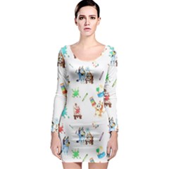 Long Sleeve Bodycon Dress 