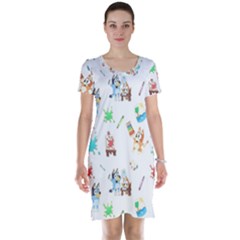 Short Sleeve Nightdress 