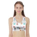 Bluey, Bluey merch, Bluey pattern, Bluey Bluey, bingo, Bluey design, bluey dog Sports Bra with Border Bluey, Bluey merch, Bluey pattern, Bluey Bluey, bingo, Bluey design, bluey dog Sports Bra with Border