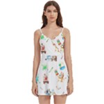Bluey, Bluey merch, Bluey pattern, Bluey Bluey, bingo, Bluey design, bluey dog Body Wrap Sleeveless V-Neck Mini Dress Bluey, Bluey merch, Bluey pattern, Bluey Bluey, bingo, Bluey design, bluey dog Body Wrap Sleeveless V-Neck Mini Dress